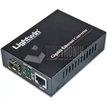 Conversor de suporte Lightwin Gigabit 10/100/1000Base-T para SFP (LWC 10/100/1000-SFP)