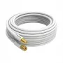 Poynting - Acessórios para antenas - Cabo - A-CAB-144 - 5m Twin Pair HDF195 - SMA (M) para SMA (F) - branco - dourado (A-CAB-144)
