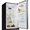 Frigorífico independente BOMANN KG 7357, 315 L total (219 L de refrigeração, 96 L de congelação), aço inoxidável, iluminação LED, 40 dB