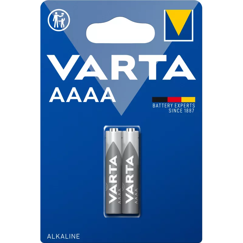 Bateria Varta Professional 4061, 2 x AAAA, alcalina, 640 mAh (04061101402)