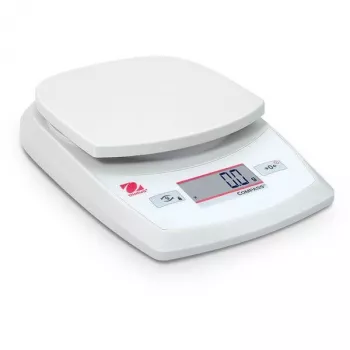 Balança de cozinha OHAUS Compass CR621 – eletrónica portátil, capacidade de 0,62 kg, precisão de 0,1 g, LCD, tara, pilha AA/fonte de alimentação