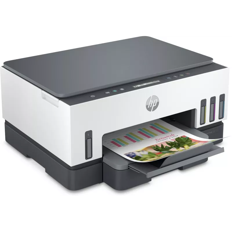 Impressora multifunções HP Smart Tank 720 — jato de tinta térmico, cor, A4, Wi‑Fi, duplex, 4800x1200 dpi