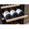 Caso | Garrafeira | WineComfort 24 | Classe de eficiência energética G | Vitrina | Capacidade para 24 garrafas | Tipo de refrigeração tecnologia de compressor | Preto