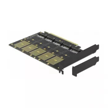 Placa DeLOCK PCI Express x16 para 5 x M.2 Key B / SATA internos