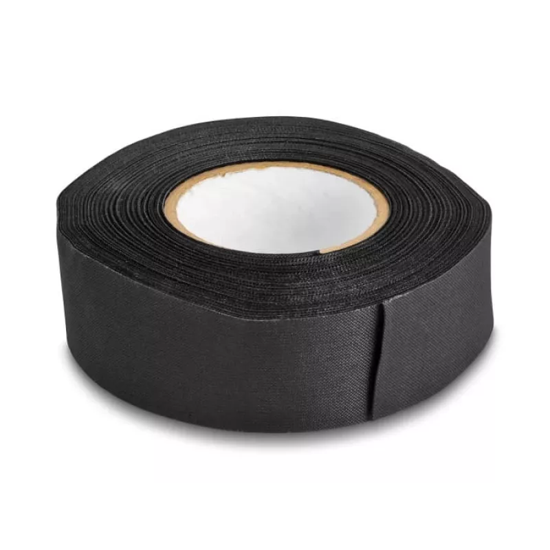 Fita têxtil DeLOCK 25 m x 25 mm rasgável autoadesiva preto