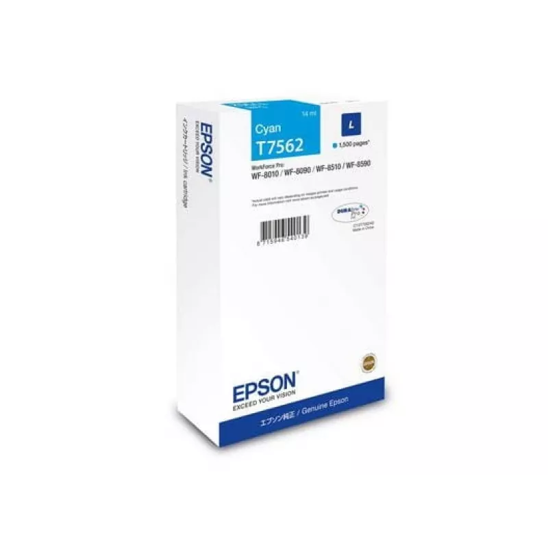 Cartucho de tinta Epson C13T75624N 1 unidade original ciano
