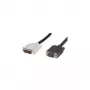 Adaptador de cabo de vídeo Microconnect 50990 2 m DVI-I VGA (D-Sub) preto
