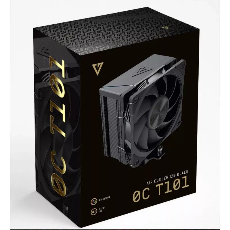 MODECOM Volcano 0C T101 dissipador de CPU por ar 12 cm preto