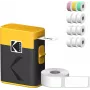 Conjunto de cassetes para impressora de etiquetas Kodak M50 Label Era, cassete de recarga amarela M50Y com 13 rolos de etiquetas