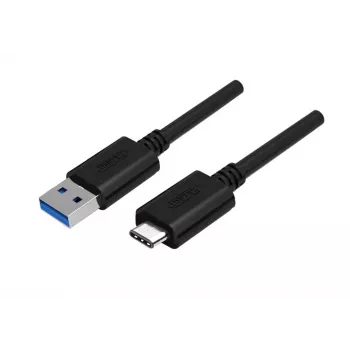 Cabo USB UNITEK Y-C474BK USB 3.2 Gen 1 (3.1 Gen 1) 1 m USB A USB C preto