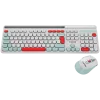 CANYON HSET-W5 EN teclado + rato AAA+AA sem fios branco