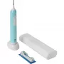 Oral-B Pro 1 Cross Action Caribbean Blue com estojo de viagem, escova de dentes elétrica azul