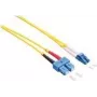 Logilink – Cabo de patch – LC monomodo (M) para SC monomodo (M) – 5 m – Fibra ótica – Duplex – 9/125 µm – OS2 – isento de halogéneos – amarelo (FP0LS05)