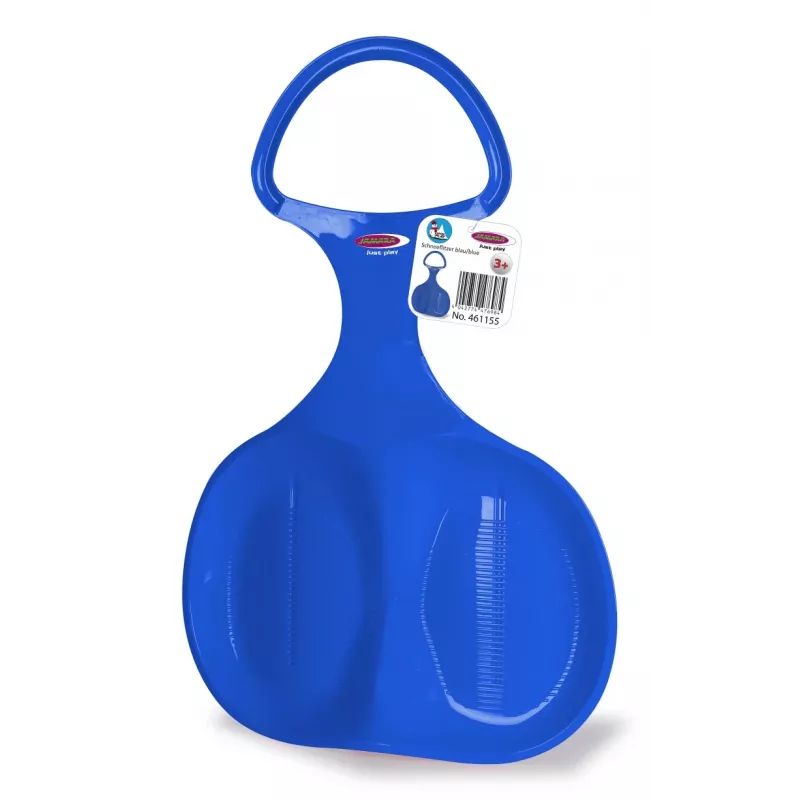 Trenó Jamara Snow Play Snow Glider azul — trenó de plástico, 570×380×30 mm, a partir de 3 anos