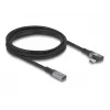 Cabo USB DeLOCK 81148 2m USB-C preto 20 Gbit/s