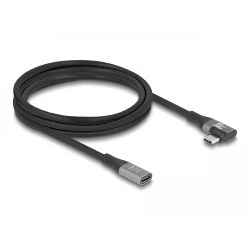 Cabo USB DeLOCK 81148 2m USB-C preto 20 Gbit/s