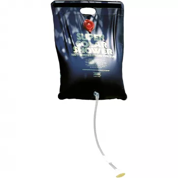 Duche solar, 20 litros (preto)