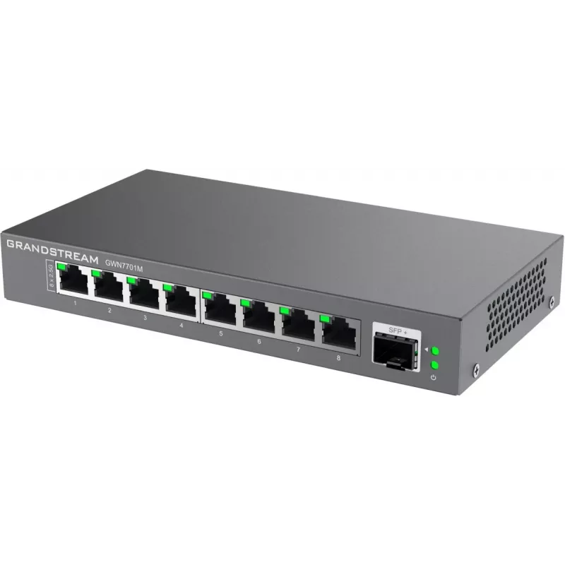 Grandstream Networks GWN7701M switch de rede não gerido 2.5G Ethernet (100/1000/2500) preto