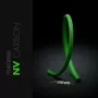 Manga MDPC-X Medium - NV-Carbon, 1 m