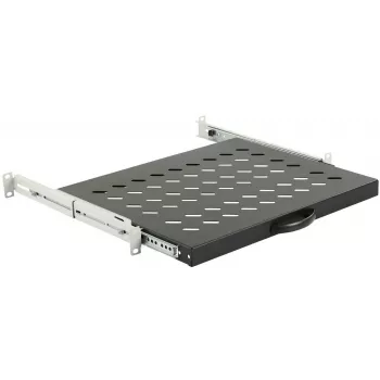 Prateleira de rack LOGON RAS605BL preto capacidade 30 kg 19 polegadas
