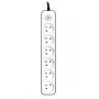 Extensão elétrica TRACER Zebra 1,5 m 6 tomadas
