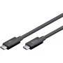 Cabo USB-C WENTRONIC USB4 Gen4 1.2m — suporta 16k@60Hz e 4K@120Hz