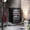 Caso | Smart Wine Cooler | WineExclusive 66 | Classe de eficiência energética G | Vitrina | Instalação livre | Capacidade de garrafas | Tipo de refrigeração tecnologia de compressor | Preto
