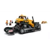 LEGO City 60466 Bulldozer amarelo com pá carregadora frontal conjunto de construção, 682 peças, 3 minifiguras, a partir dos 8 anos