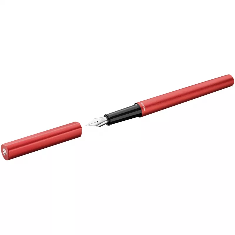 Caneta de tinta permanente Pelikan Ineo Elements P6 corpo metálico vermelho-fogo (823685)