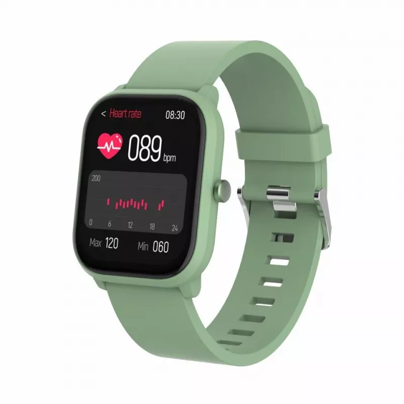 Smartwatch DENVER SWK-120GN com monitorização de fitness e suporte de notificações, verde