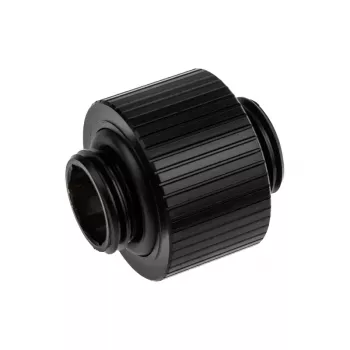Racor EK Water Blocks preto rosca de 1/4 de polegada 14 mm altura