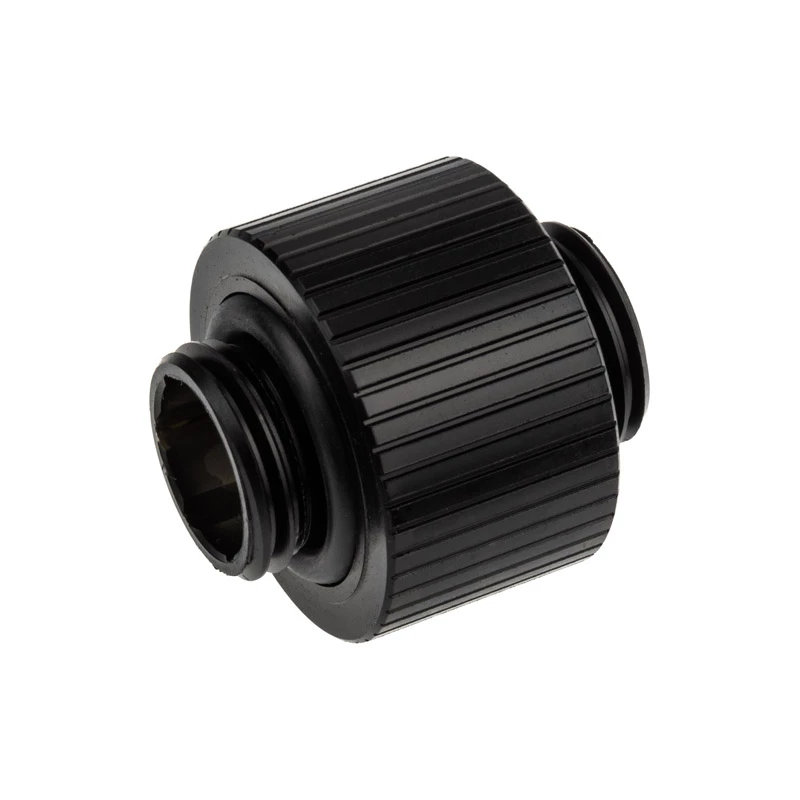 Racor EK Water Blocks preto rosca de 1/4 de polegada 14 mm altura