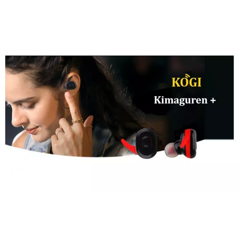 Auscultadores V.Silencer Ture Wireless Earbuds preto/vermelho