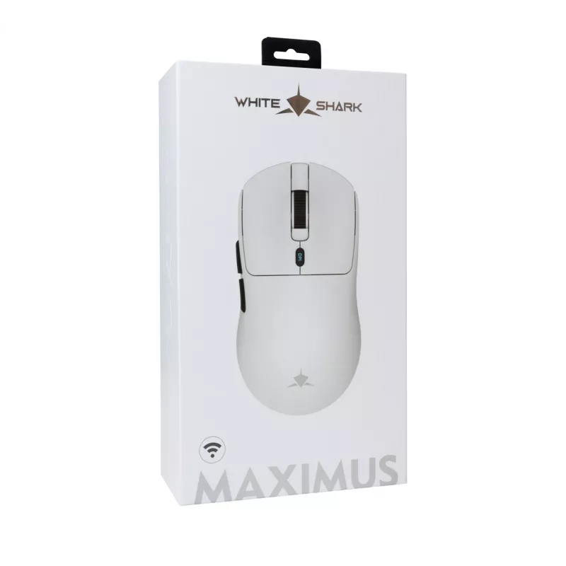 Rato White Shark GM-9010 MAXIMUS branco USB