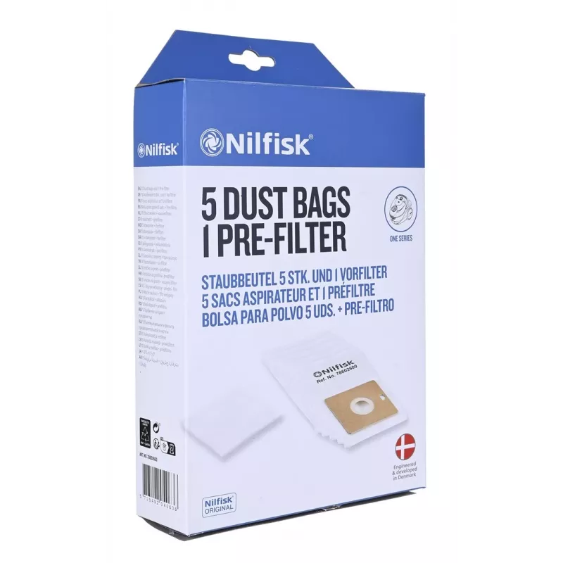 Saco de aspirador Nilfisk DUST BAG SYNTH ONE GO AND COUPE