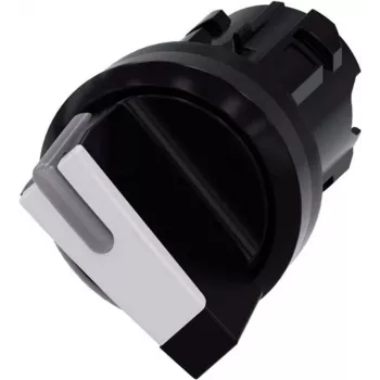 Siemens 3SU1002-2BF60-0AA0 atuador elétrico preto, branco