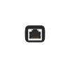 Unitek A1026BK acoplador RJ45 fêmea para fêmea, Cat.6, 1 Gbps, preto