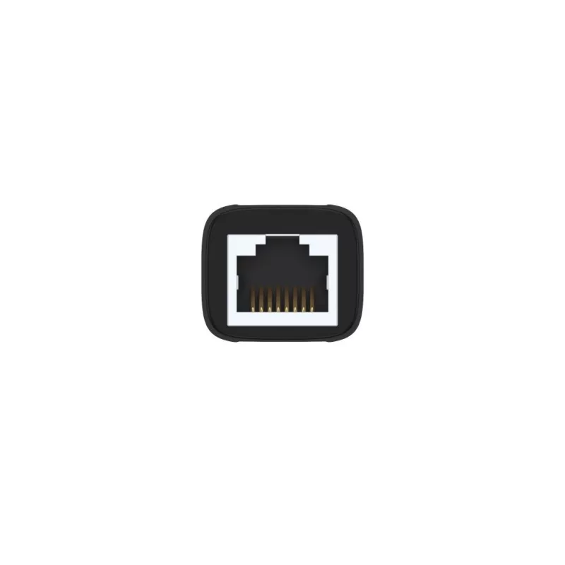 Unitek A1026BK acoplador RJ45 fêmea para fêmea, Cat.6, 1 Gbps, preto