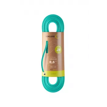 Corda de escalada Edelrid Rope Siskin Eco Dry 8,6 mm, 60 m, icemint