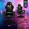 Extralink Gaming | Cadeira de gaming | Escritório, giratória, assento concha, preto, G-524
