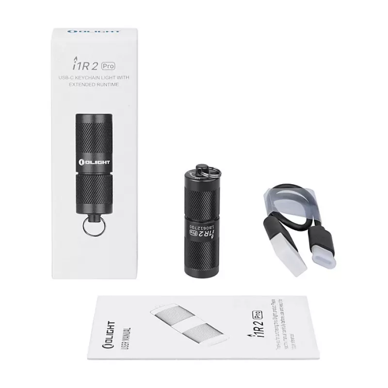 Lanterna de chaveiro Olight I1R 2 Pro preto 180 lm IPX8