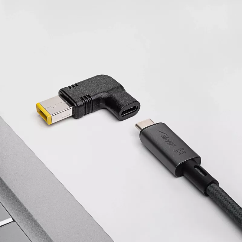 Akyga AK-ND-C11 Adaptador de carregamento USB-C para Lenovo Slim Tip para portáteis, 18,5-20 V, 100 W