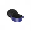 Cocotte de ferro fundido Staub 4,25 L, 29 cm, azul