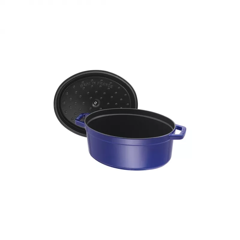Cocotte de ferro fundido Staub 4,25 L, 29 cm, azul