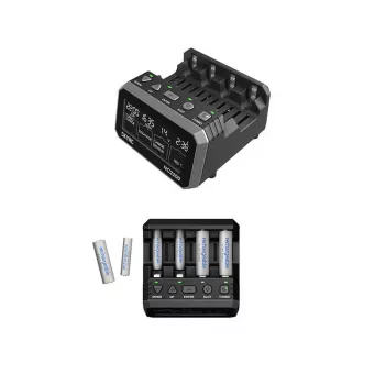 Carregador de baterias SKYRC NC2200 4 canais para células AA/AAA 2200mAh