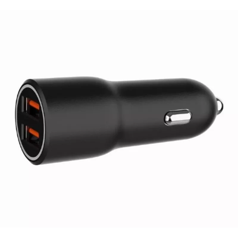 Carregador de automóvel para dispositivos móveis Gembird TA-UC-A2QC36-CAR-01, 36 W, 12–24 V, isqueiro, preto