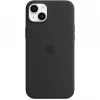 Capa de silicone Apple iPhone 14 Plus com MagSafe – Midnight