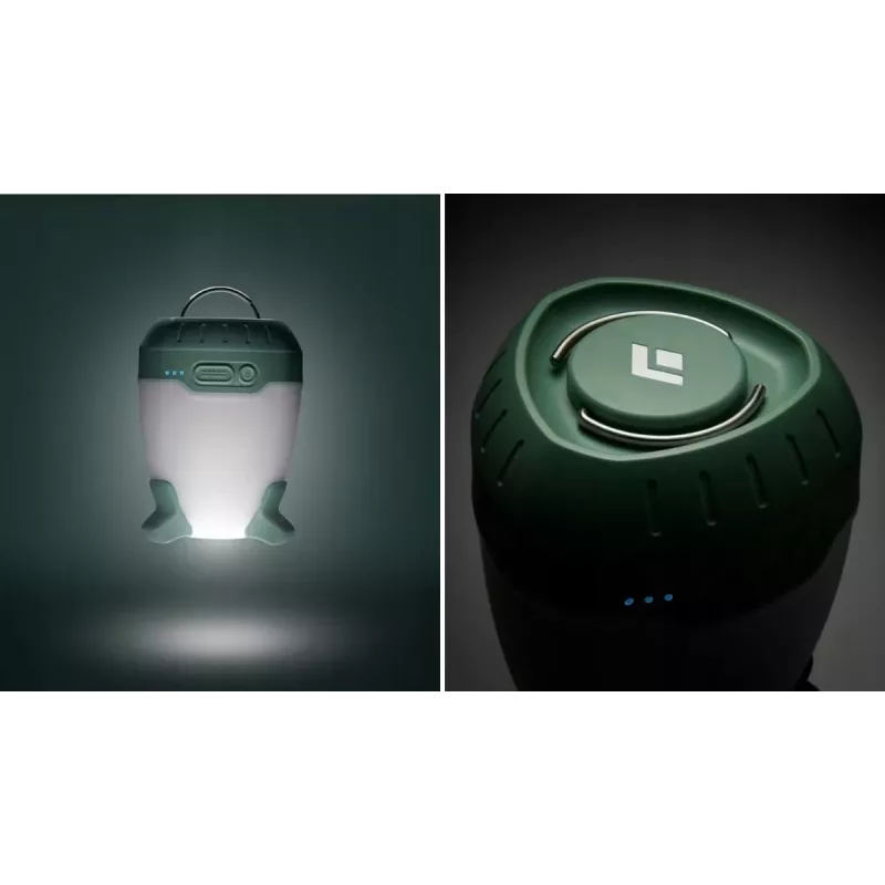 Lanterna de campismo Black Diamond Orbiter 450 – LED, 450 lm, 2000 mAh, IPX4, gancho de suspensão e suporte magnético
