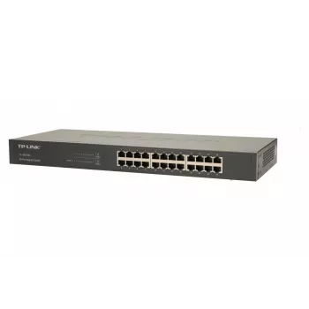 TP-Link Switch de rede Gigabit 24 portas para rack, Não gerido, Gigabit Ethernet (10/100/1000), Full duplex, Montagem em rack, 1U