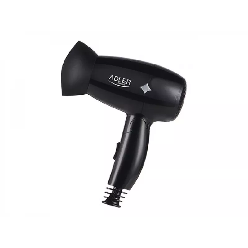 Secador de cabelo Adler AD 2251, 1400 W, 2 velocidades, 2 níveis de calor, preto